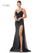 Prom Dresses Long Spaghetti Strap Fitted Prom Dress Black