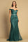 Prom Dresses  Long Fitted Formal Evening Prom Dress Emerald