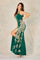 Prom Dresses Long Slit Formal Metallic Prom Dress Emerald/Gold