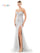 Prom Dresses Long Strapless Glitter Prom Dress Silver