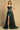 Prom Dresses Prom Long Glitter Print Overskirt Formal Dress Dark Emerald