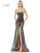 Prom Dresses Long Formal Strapless Sweetheart Fitted Prom Dress Bronze