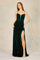 Prom Dresses Long Formal Sequin Slit Prom Dress Emerald