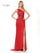 Prom Dresses Long One Shoulder Fitted Prom Formal Dress Red