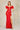 Prom Dresses Prom Glitter Long Formal Feather Slit Dress Red