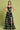 Prom Dresses Long Formal A Line Glitter Floral Print Prom Dress Black/Gold