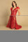 Prom Dresses Formal Long Printed Glitter Prom Dress Red