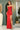 Prom Dresses Long Prom Fitted Beaded Lace Applique Slit Formal Dress Red