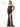 Prom Dresses Long Strapless Beaded Mesh Overskirt Prom Dress Black