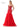 Prom Dresses Long Spaghetti Strap Mermaid Prom Dress Red