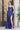Prom Dresses Fitted Long Prom Slit Sequin Formal Evening Dress  Navy