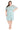 Plus Size Dresses Short Cocktail Plus Size Caplet Dress Seafoam