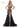 Prom Dresses Formal Long Spaghetti Strap Prom Dress Black Gold