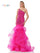 Prom Dresses Long One Shoulder Formal Mermaid Prom Dress Fuchsia