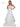 Prom Dresses Prom Long Spaghetti Strap Mermaid Formal Dress Off White