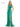 Prom Dresses Long One Shoulder Fitted Satin Prom Dress Emerald