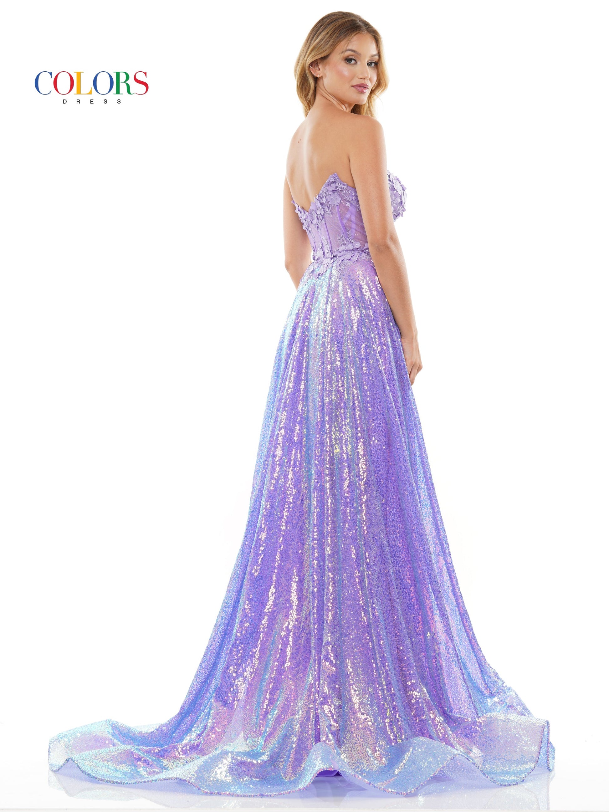 Prom Dresses Long Strapless Formal A Line Prom Dress Lavender