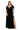 Plus Size Dresses Long Slit Velvet Formal Plus Size Dress Black