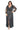 Plus Size Dresses Plus Size Long Sleeve Metallic Formal Dress  Gunmetal
