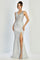 Prom Dresses Prom Long Glitter Fitted Formal Dress Silver