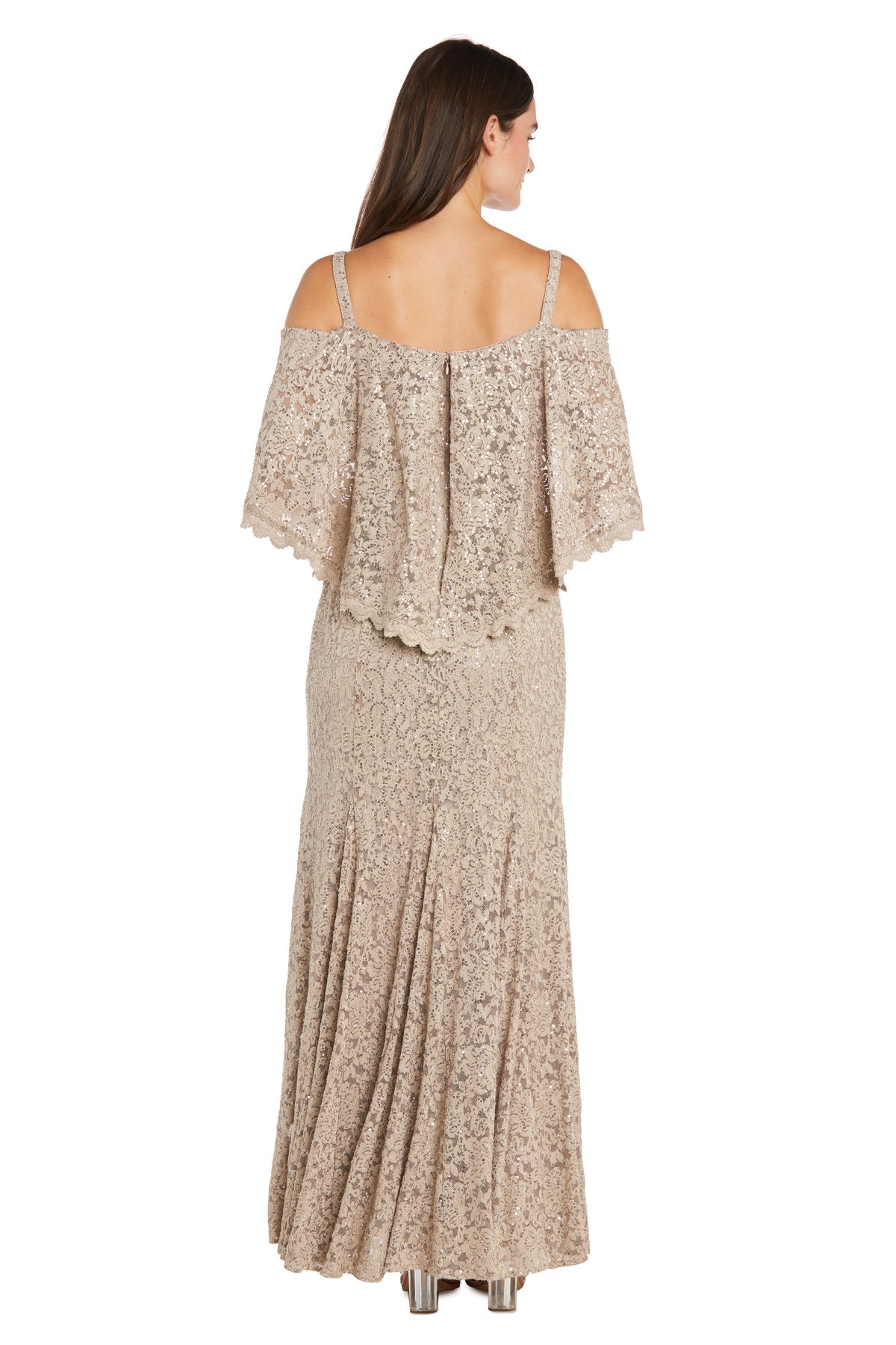 Formal Dresses Long Sequin Lace Mermaid Formal Dress Champagne