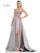 Prom Dresses Long Strapless Mikado Prom Ball Gown Grey