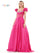 Prom Dresses Long Formal Satin Pocket Prom Ball Gown Hot Pink
