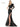 Prom Dresses Long One Shoulder Feather Prom Dress Black