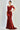 Plus Size Dresses Fitted Long Formal Plus Size Evening Dress Burgundy