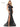 Prom Dresses Long One Shoulder Fitted Feather Prom Dress Black