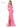 Prom Dresses Long One Shoulder Fitted Feather Prom Dress Hot Pink