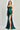 Prom Dresses Long Pleated Formal Slit Prom Dress Emerald