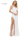 Prom Dresses Long Fitted One Shoulder Prom Dress Off White