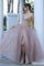 Prom Dresses Prom Long A Line Corset Beaded Formal Dress Mocha Gold