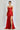 Prom Dresses Fitted Long Formal Beaded Prom Slit Dress Red