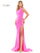 Prom Dresses Long Fitted One Shoulder Prom Dress Hot Pink