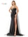 Prom Dresses Long Formal Fitted Satin Prom Dress Black
