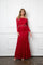 Long Off Shoulder Formal Lace Evening Party Dress