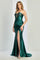 Prom Dresses Prom Long Metallic Formal Fitted Dress Emerald