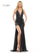 Prom Dresses Long Sleeveless Formal Glitter Prom Dress Black