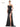 Prom Dresses Long Beaded Slit Drape Skirt Prom Dress  Black