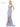 Prom Dresses Long Sequin Corset Top Front Slit Prom Dress  Blue