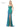 Prom Dresses Long Sequin Corset Top Front Slit Prom Dress  Green