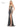 Prom Dresses Long Beaded Mesh Front Slit Cross Back Satin Prom Dress  Black Gold