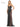 Prom Dresses Long Beaded Mesh Corset Bodice Cross Back Prom Dress  Black