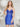 Cocktail Dresses Short Fitted Metallic Cocktail Dress Royal
