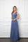 Long Sleeveless Formal Bridesmaids Slit Dress