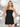 Cocktail Dresses 3D Flower Short A Line Dress Black