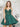 Cocktail Dresses Flare Short Corset Dress Deep Green