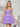 Cocktail Dresses Short Glitter Ruffle Skirt Dress Lavender